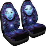 Dark Virgo Zodiac Sign Print Universal Fit Car Seat Covers