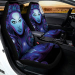 Dark Virgo Zodiac Sign Print Universal Fit Car Seat Covers