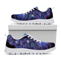 Dark Virgo Zodiac Sign Print White Running Shoes