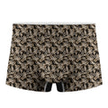 Dark Western Floral Pattern Print Men's Boxer Briefs