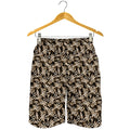 Dark Western Floral Pattern Print Men's Shorts