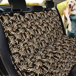 Dark Western Floral Pattern Print Pet Car Back Seat Cover