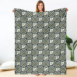 Dartboard Cartoon Pattern Print Blanket