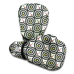Dartboard Cartoon Pattern Print Boxing Gloves