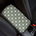 Dartboard Cartoon Pattern Print Car Center Console Cover