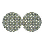 Dartboard Cartoon Pattern Print Car Coasters