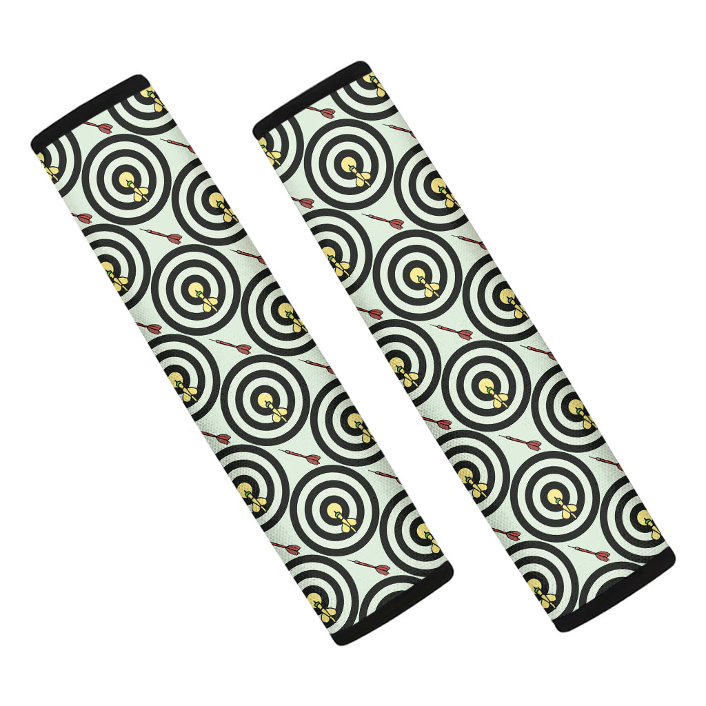 Dartboard Cartoon Pattern Print Car Seat Belt Covers