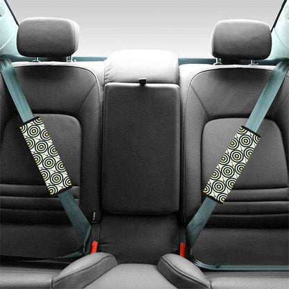 Dartboard Cartoon Pattern Print Car Seat Belt Covers