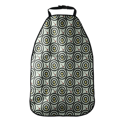 Dartboard Cartoon Pattern Print Car Seat Organizers
