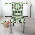 Dartboard Cartoon Pattern Print Dining Chair Slipcover