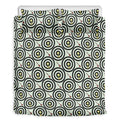 Dartboard Cartoon Pattern Print Duvet Cover Bedding Set