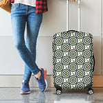Dartboard Cartoon Pattern Print Luggage Cover