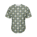 Dartboard Cartoon Pattern Print Men's Baseball Jersey