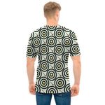 Dartboard Cartoon Pattern Print Men's T-Shirt