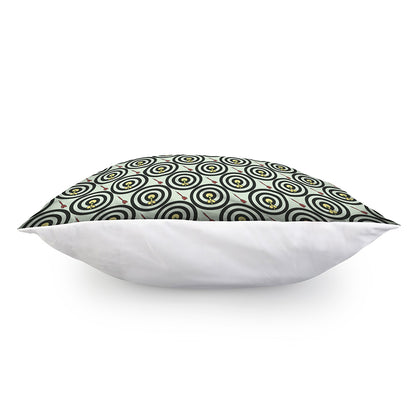 Dartboard Cartoon Pattern Print Pillow Cover