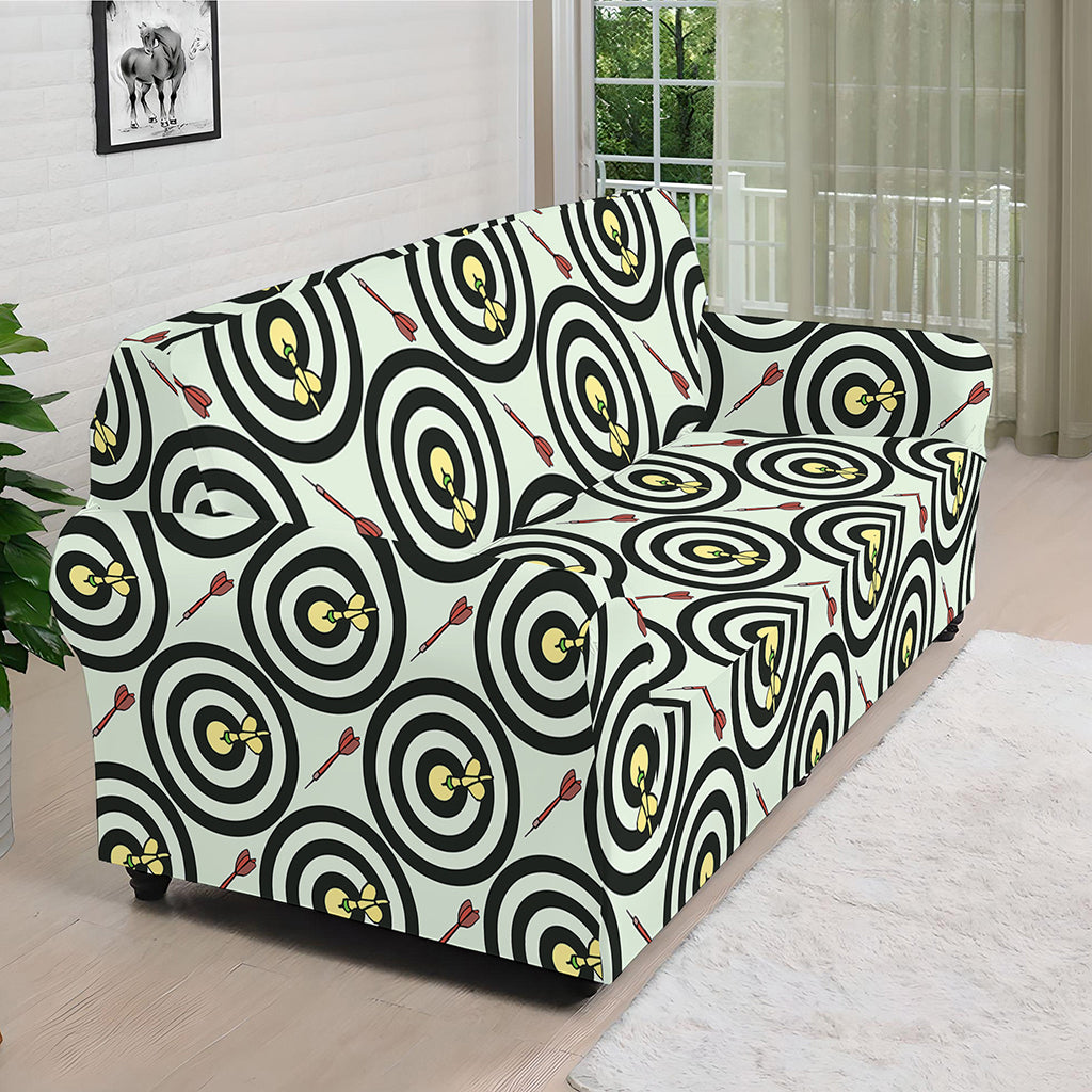 Dartboard Cartoon Pattern Print Sofa Cover