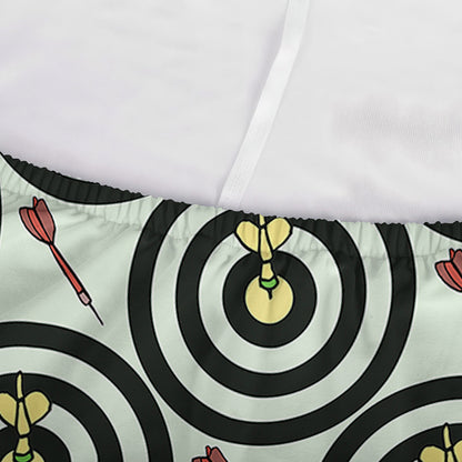 Dartboard Cartoon Pattern Print Sofa Cover