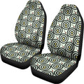Dartboard Cartoon Pattern Print Universal Fit Car Seat Covers