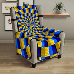 Dartboard Moving Optical Illusion Armchair Protector