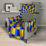 Dartboard Moving Optical Illusion Armchair Protector