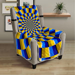 Dartboard Moving Optical Illusion Armchair Protector