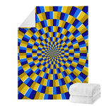 Dartboard Moving Optical Illusion Blanket