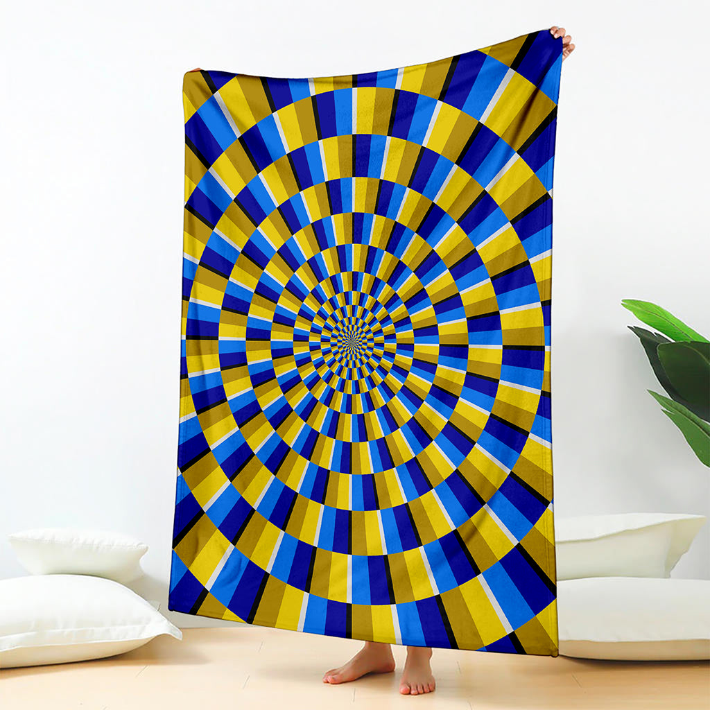 Dartboard Moving Optical Illusion Blanket
