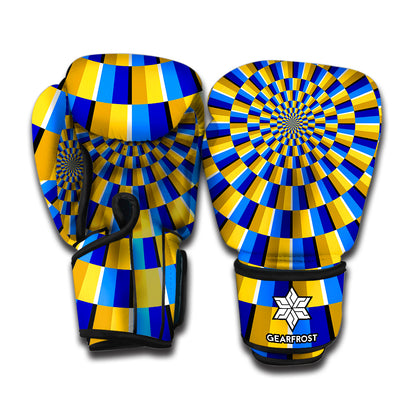 Dartboard Moving Optical Illusion Boxing Gloves
