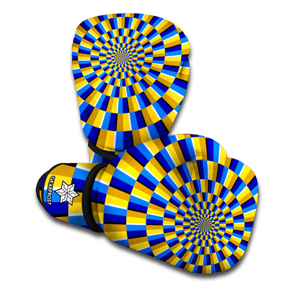 Dartboard Moving Optical Illusion Boxing Gloves