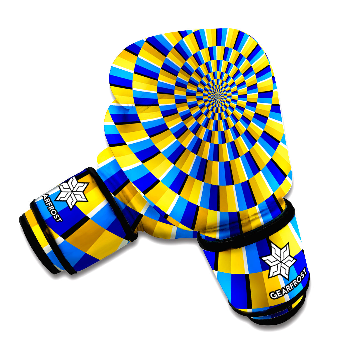 Dartboard Moving Optical Illusion Boxing Gloves