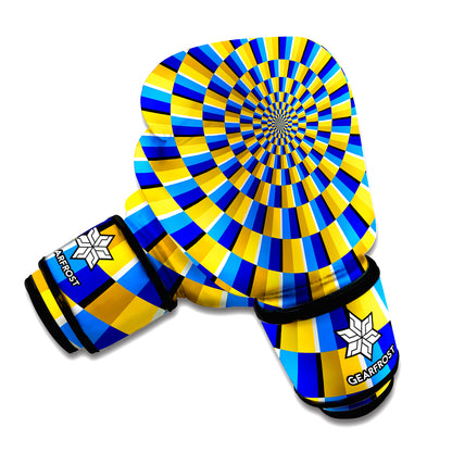 Dartboard Moving Optical Illusion Boxing Gloves