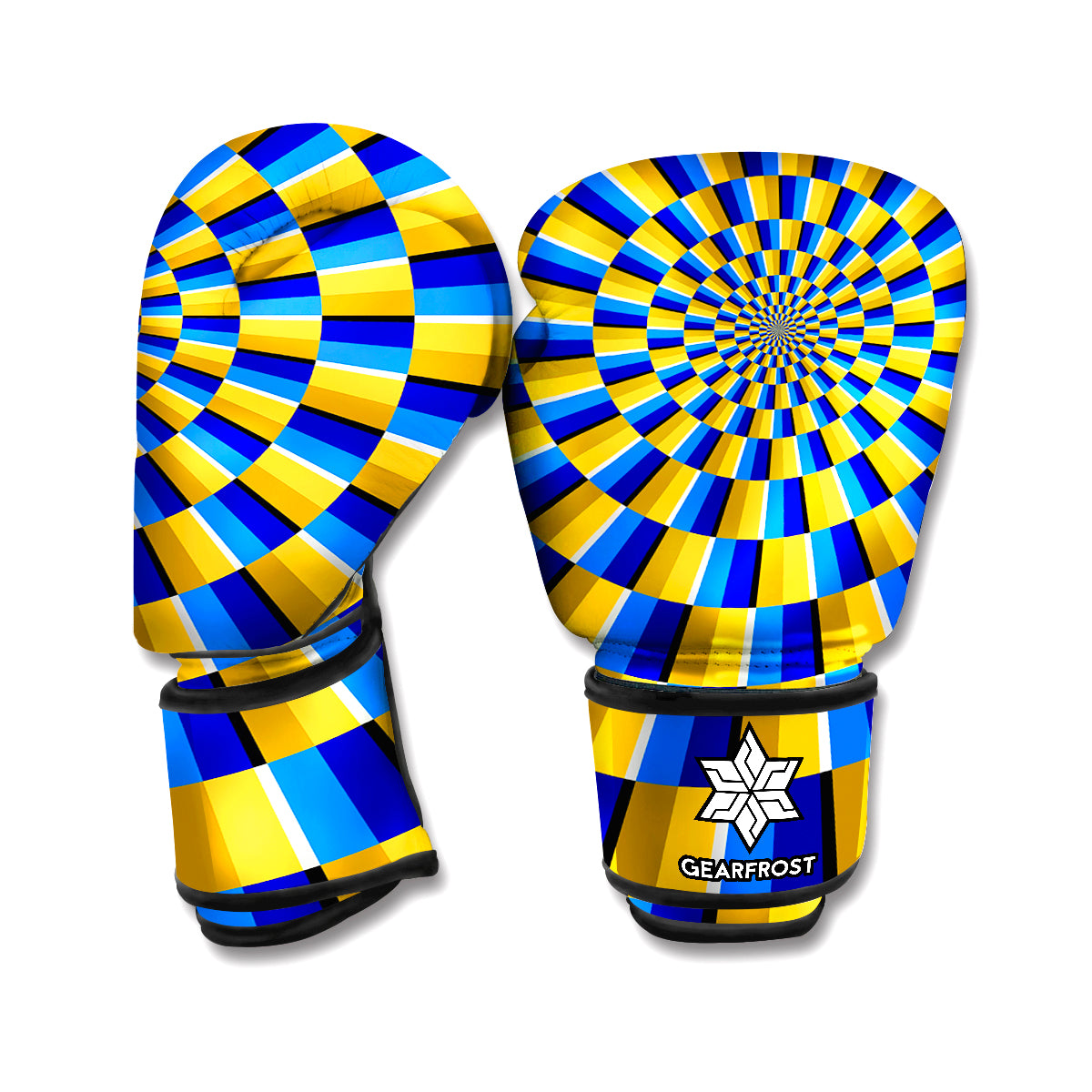 Dartboard Moving Optical Illusion Boxing Gloves
