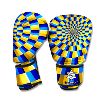 Dartboard Moving Optical Illusion Boxing Gloves