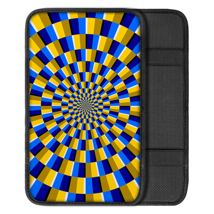 Dartboard Moving Optical Illusion Car Center Console Cover