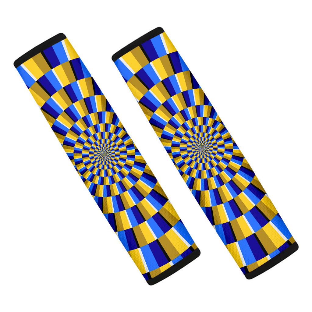 Dartboard Moving Optical Illusion Car Seat Belt Covers