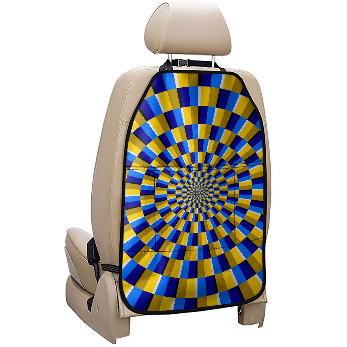 Dartboard Moving Optical Illusion Car Seat Organizers