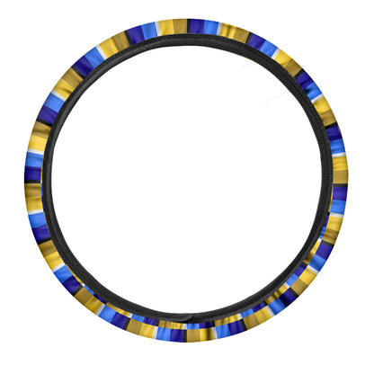 Dartboard Moving Optical Illusion Car Steering Wheel Cover