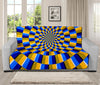 Dartboard Moving Optical Illusion Futon Protector