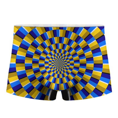 Dartboard Moving Optical Illusion Men's Boxer Briefs
