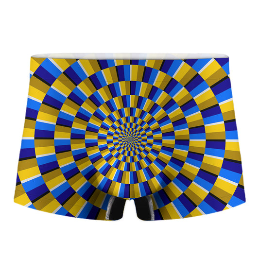 Dartboard Moving Optical Illusion Men's Boxer Briefs