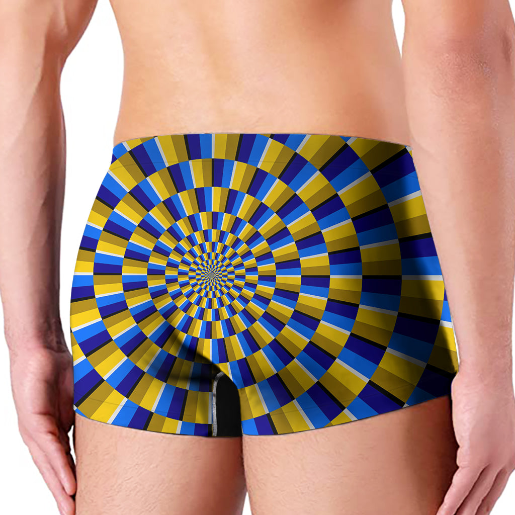 Dartboard Moving Optical Illusion Men's Boxer Briefs