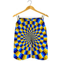 Dartboard Moving Optical Illusion Men's Shorts