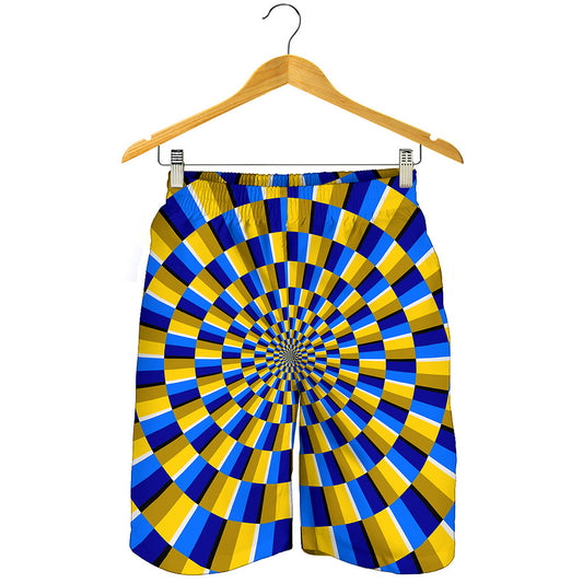 Dartboard Moving Optical Illusion Men's Shorts