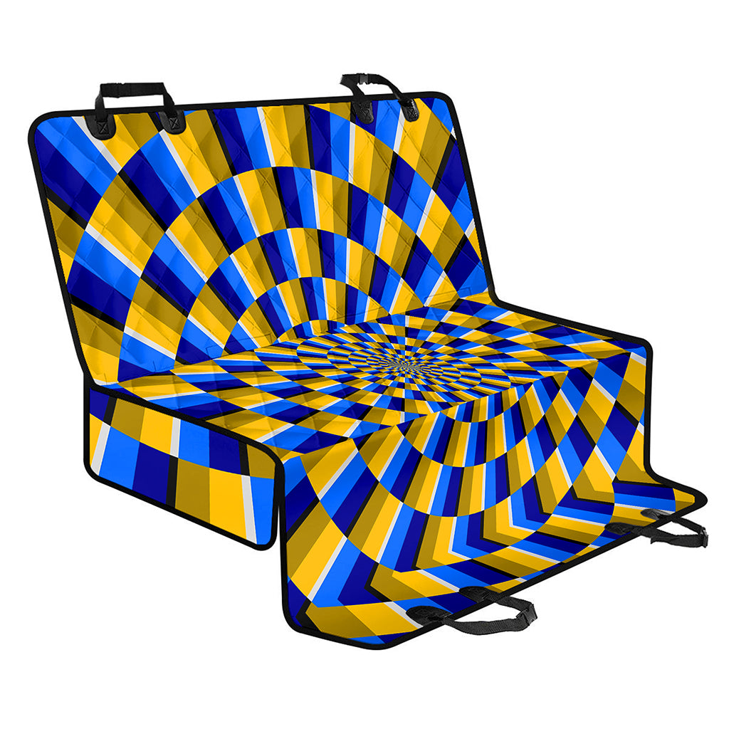 Dartboard Moving Optical Illusion Pet Car Back Seat Cover