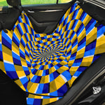 Dartboard Moving Optical Illusion Pet Car Back Seat Cover