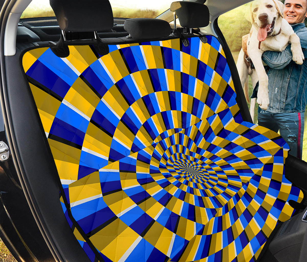 Dartboard Moving Optical Illusion Pet Car Back Seat Cover