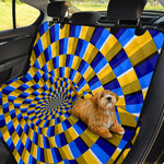 Dartboard Moving Optical Illusion Pet Car Back Seat Cover