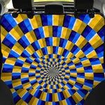 Dartboard Moving Optical Illusion Pet Car Back Seat Cover
