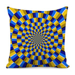 Dartboard Moving Optical Illusion Pillow Cover