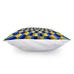 Dartboard Moving Optical Illusion Pillow Cover